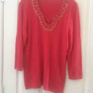 FINAL MARKDOWN Decorative ladies Reba sweater large